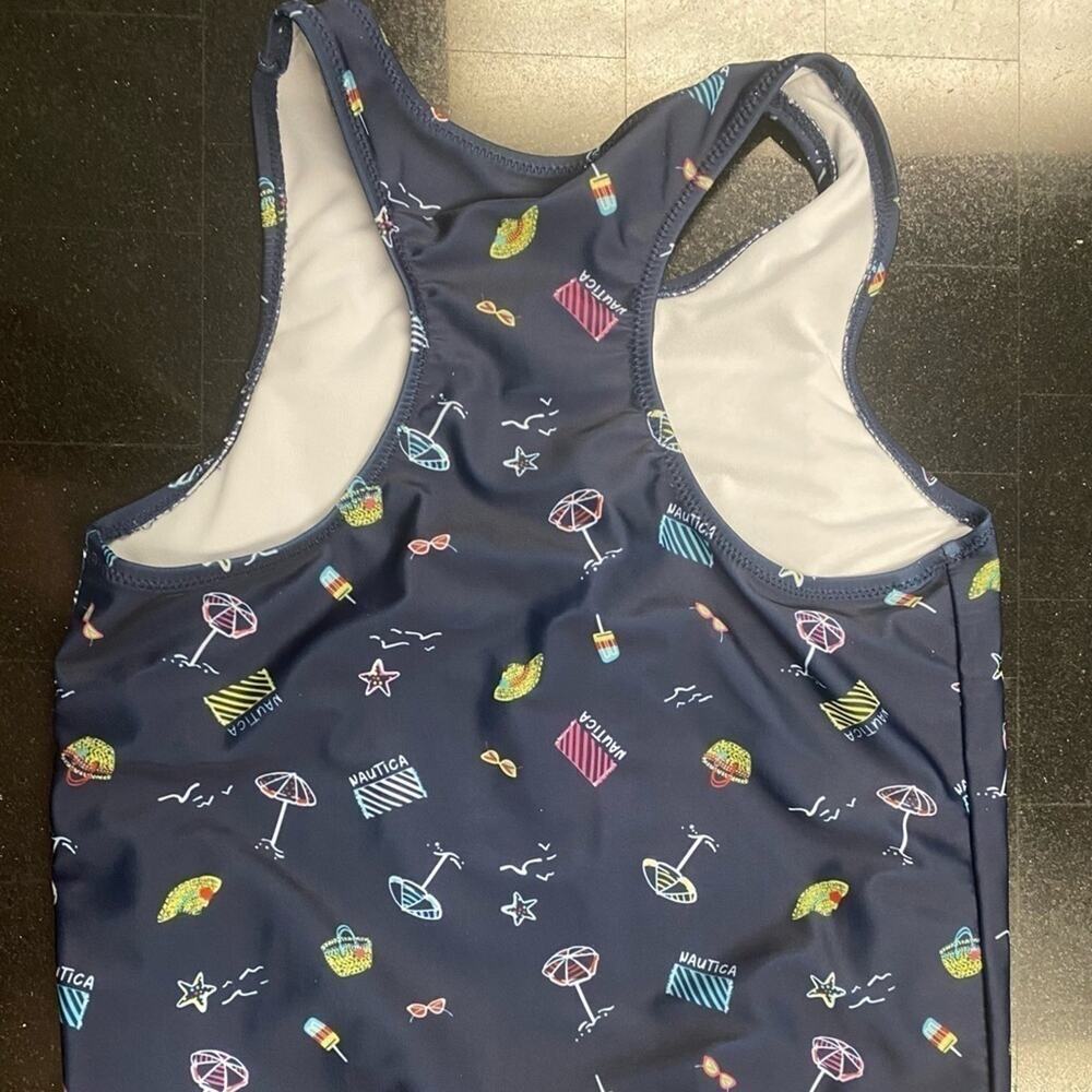 NAUTICA GIRLS TWO PIECE SWIMWEAR SIZE L (12-14) - Picture 5 of 7